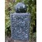 1671S, Stele, Blue Pearl-03, Gartenbrunnen